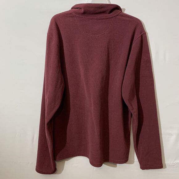 Mens Gander Mtn Fleece Pullover Size M Maroon Good Condition - Picture 3 of 4